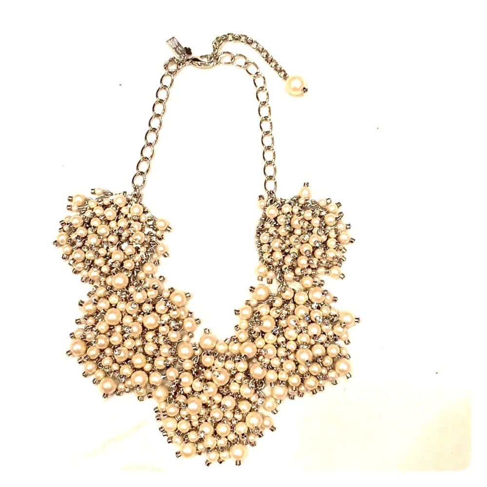 Kate Spade pearl bib necklace